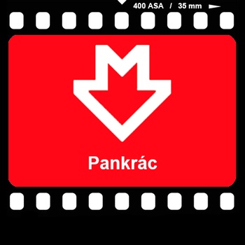 Stanice Pankrác - černobílá varianta