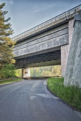 Mosty protektorátní dálnice - Dvoupatrový dálniční most
