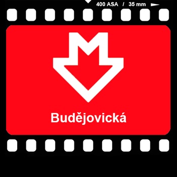 Stanice Budějovická - černobílá varianta